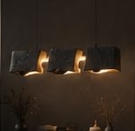 Gece Siyah serisi Yarık tavan avize